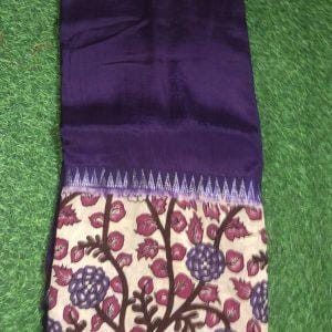 Kalamkari Gap Border Silk Sarees Buy Online 5